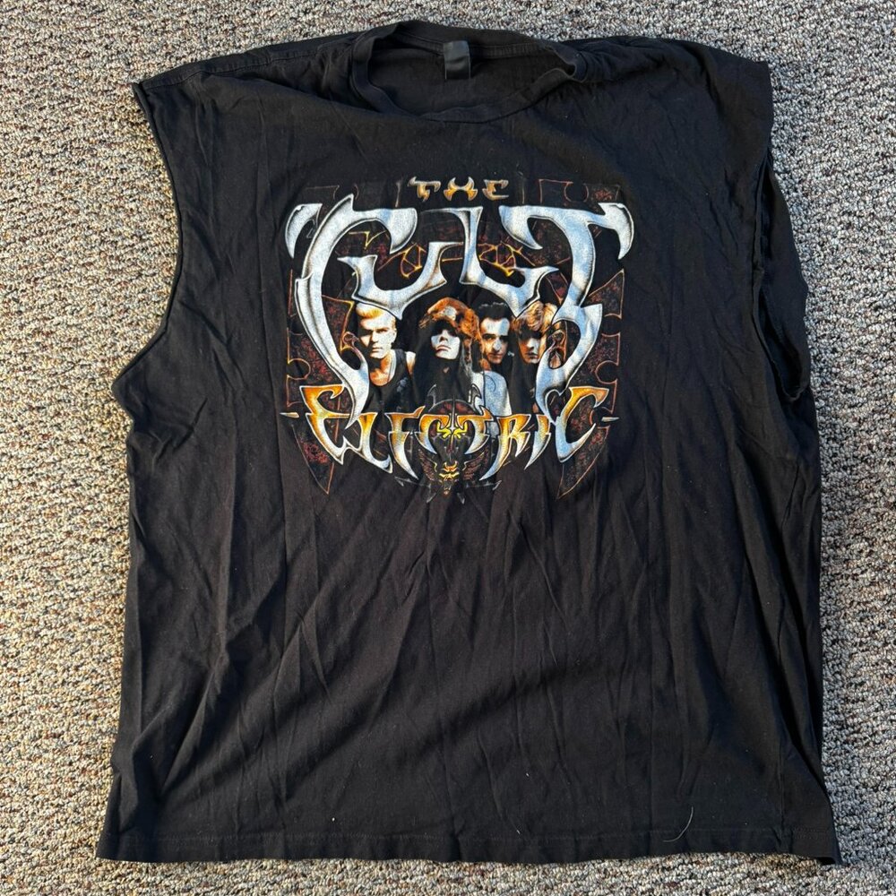 The Cult Band Tee Mens Sleeveless 2XL